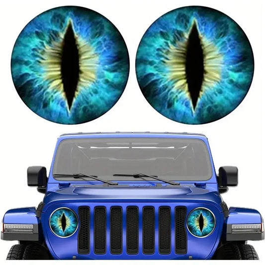 "Dragon Eye Headlight Covers - Unleash the Beast Within! 🐉🚙"