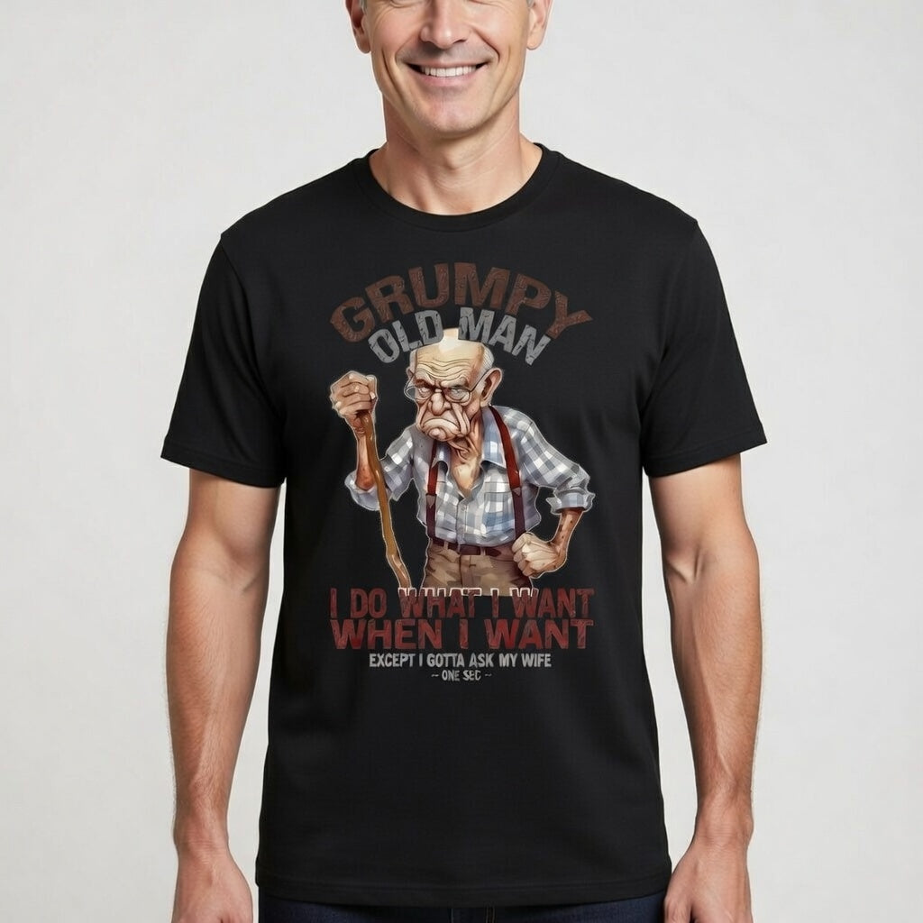 Grumpy Old Man – Funny Husband Tee