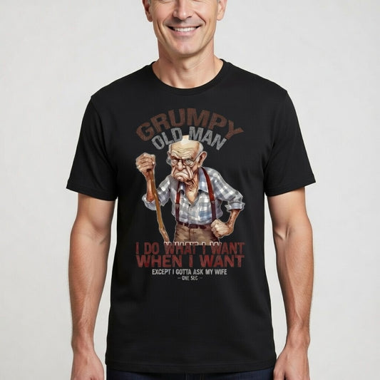 Grumpy Old Man – Funny Husband Tee