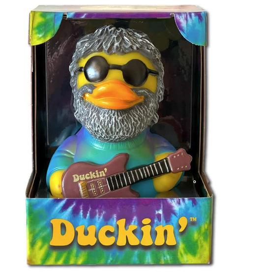 "Duckin'" Rock Star Rubber Duck Collectible - Groovy