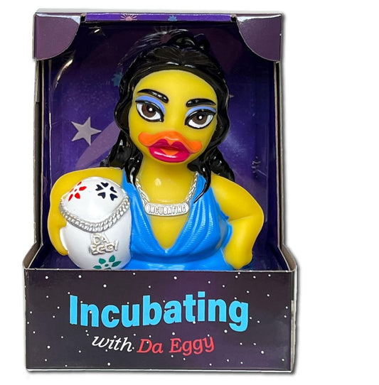 Incubating with Da Eggy Collectible Figurine - Fun and Quirky!