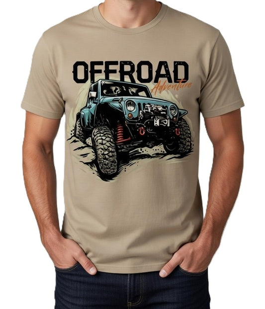 Offroad Adventure – Rugged Jeep Graphic Tee
