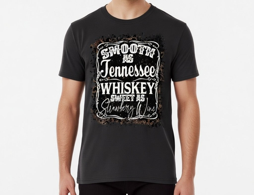 Smooth as Tennessee Whiskey – Vintage Country Lyric Tee