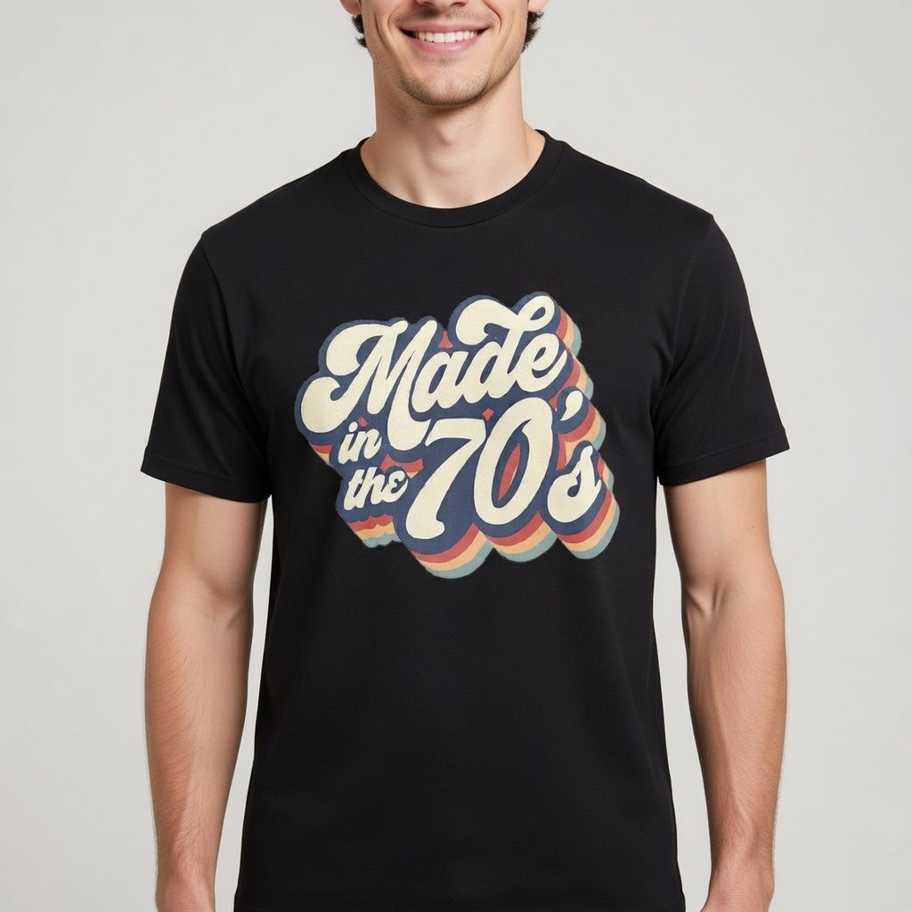 Made in the 70’s – Retro Throwback Tee