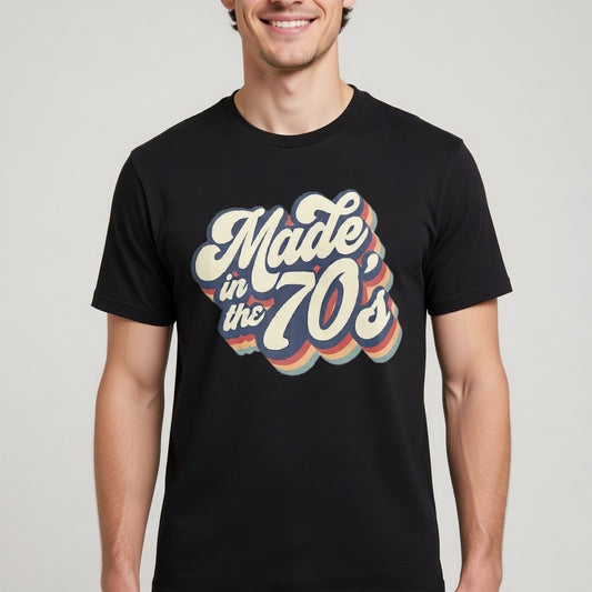 Made in the 70’s – Retro Throwback Tee