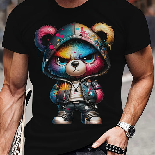 Urban Graffiti Bear – Streetwear Graphic Tee