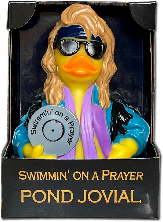 "Swimmin' on a Prayer" Pond Jovial Collectible Figurine - Unique and Whimsical