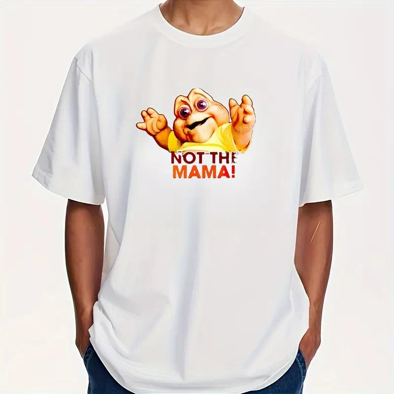 Not the Mama! – Retro Baby Dino Throwback Tee