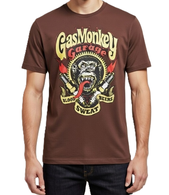 Gas Monkey Garage – Blood, Beers, Sweat Graphic Tee