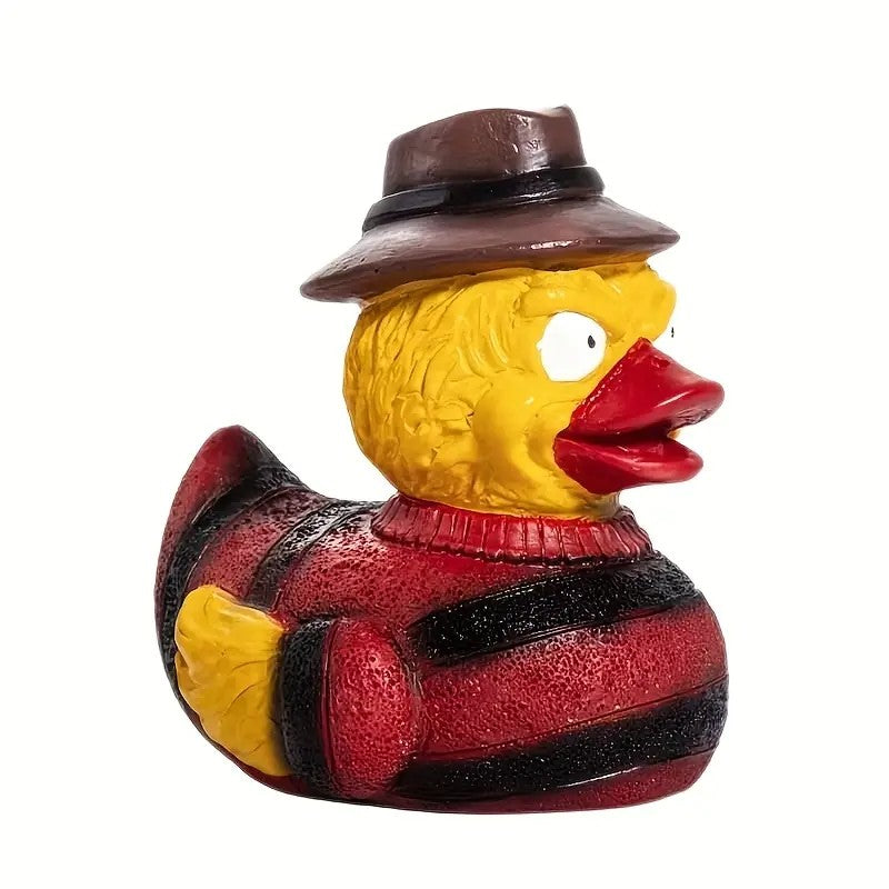 Spooky Freddy Krueger Rubber Duck & Ducking Jeeps - A Frighteningly Fun Combo!