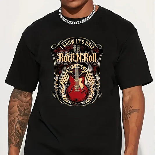 Rock ’n’ Roll Wings – Electric Guitar Graphic Tee