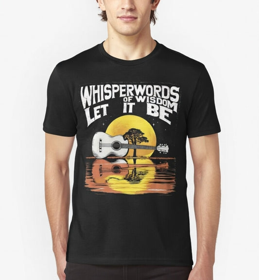 Whisper Words of Wisdom – Let It Be Moon Guitar Tee